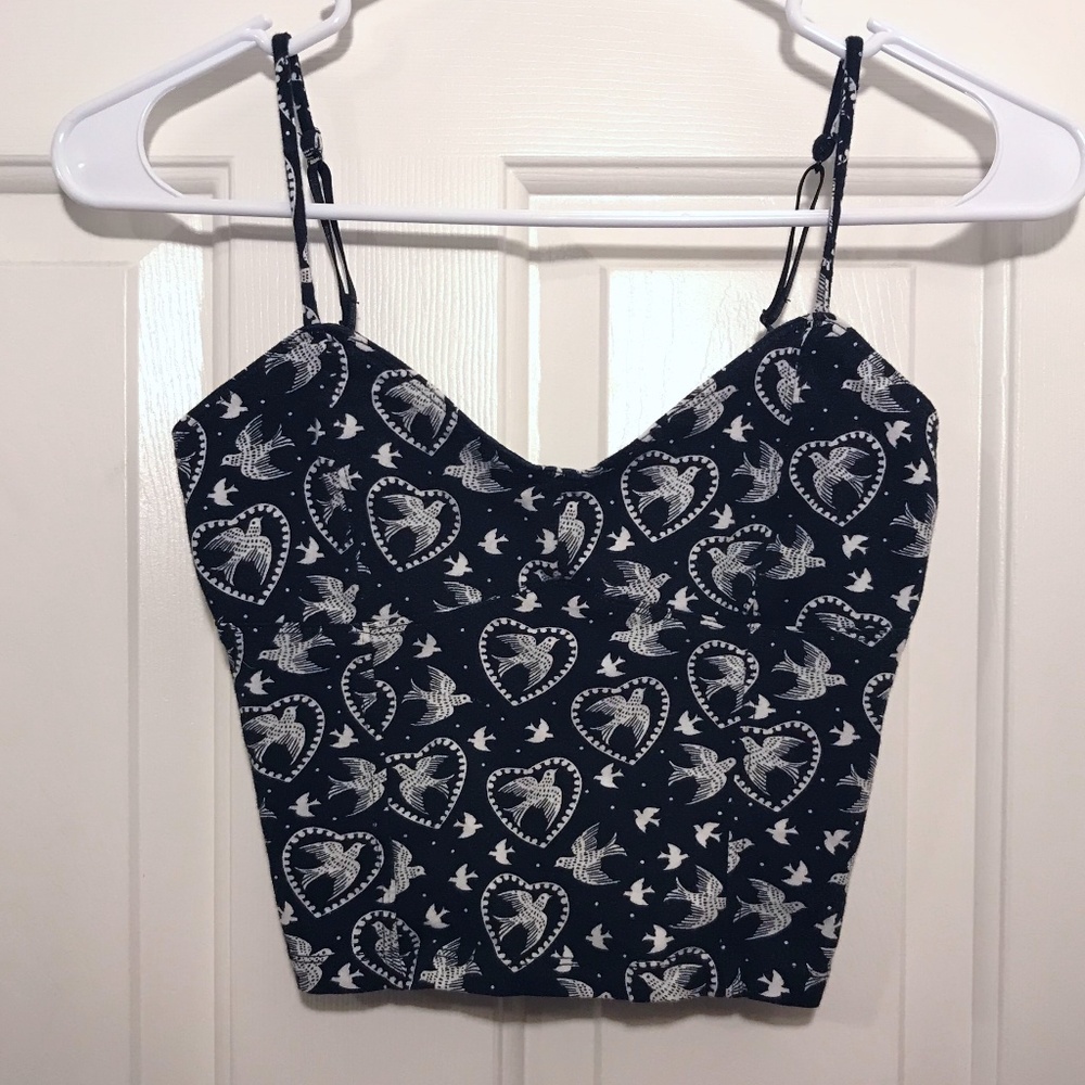 Printed Crop Top | Small